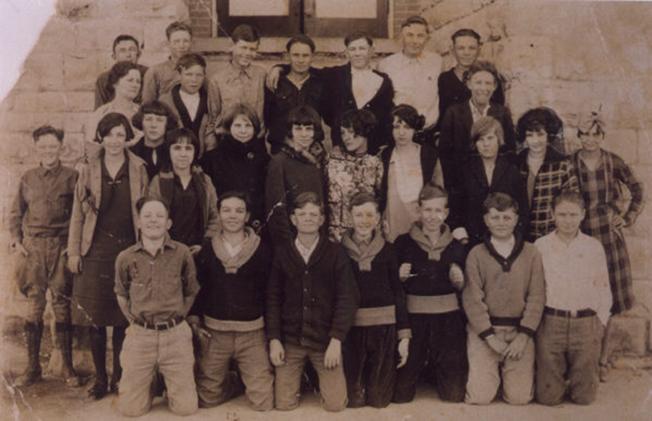 1921? Merdian School, Merdian, Bosque County, Texas