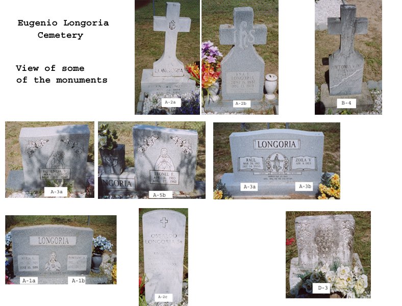 Eugenio Longoria Cemetery Photographs, Brooks County, Texas