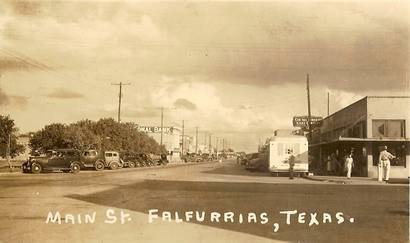 Main St in Falfurrias, Brooks County, Texas