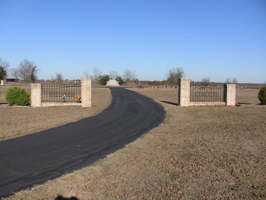 Brethren Cemetery, Burleson County, Texas