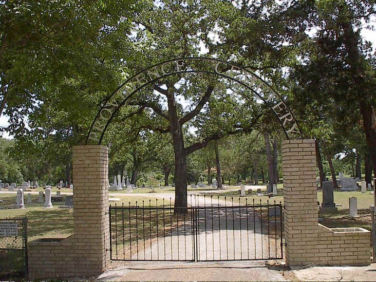 Providence Cemetery, Burleson County, Texas
