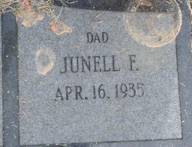 Junell F Brinkmann, Burleson County, Texas