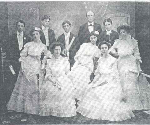 1902 graduating class, Burleson County, Texas