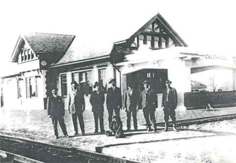 Railroad Depot, Burleson County, Texas