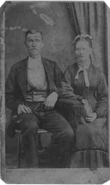 Possibly Julius Joseph and Mary Catherine Sherrill Pressley, Burleson County, Texas