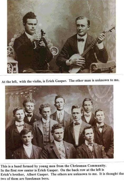 Gasper Band, Burleson County, Texas