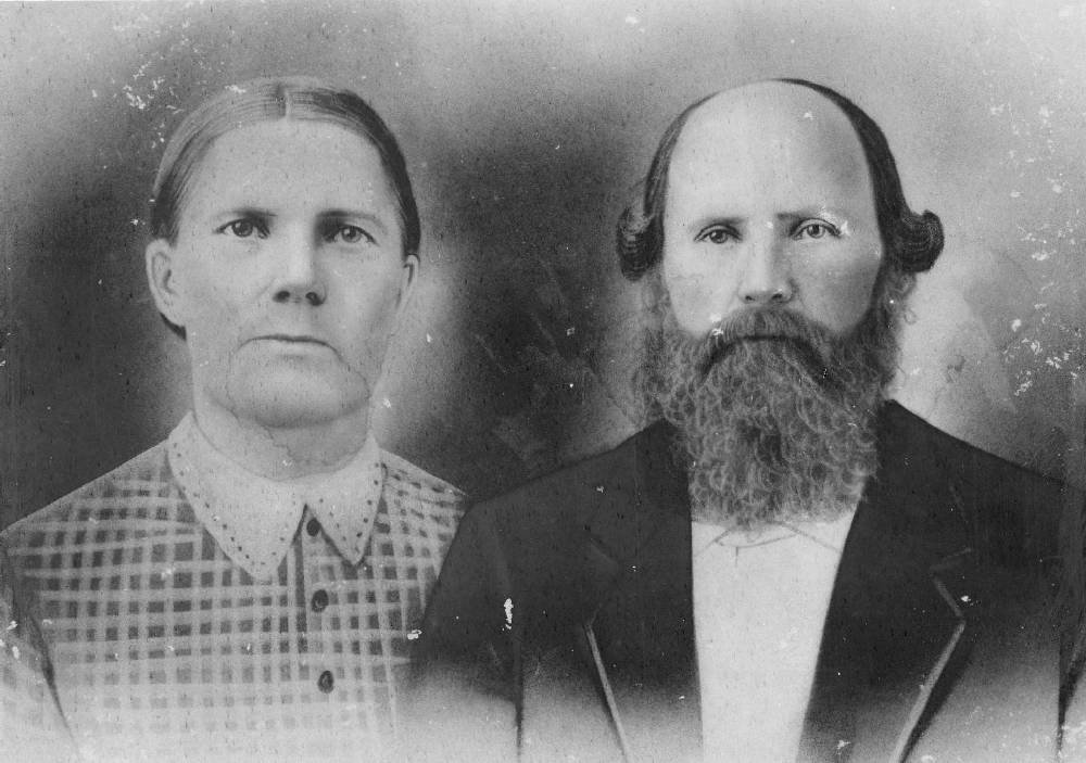 James Reuben Thomas-Martha Jane Smith Thomas, Burleson County, Texas