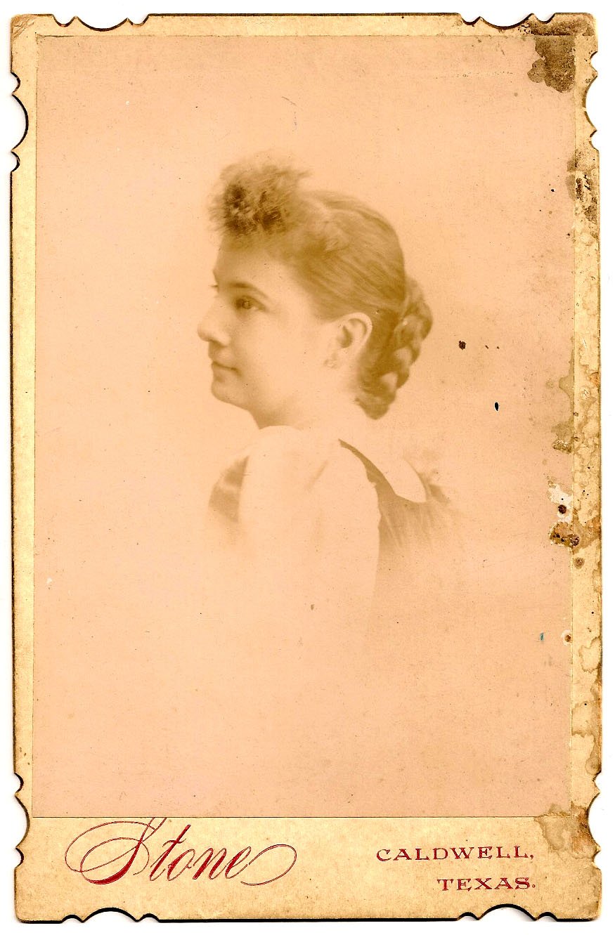 Miss Bessie Withers, Burleson County, Texas
