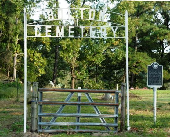Bolton Cemetery, Camp County, Texas
