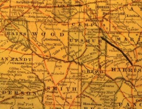 GLO Map 1882, Camp County, Texas