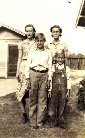 Freddie Mae Hailey Inman's 4 children, Dawson County, Texas