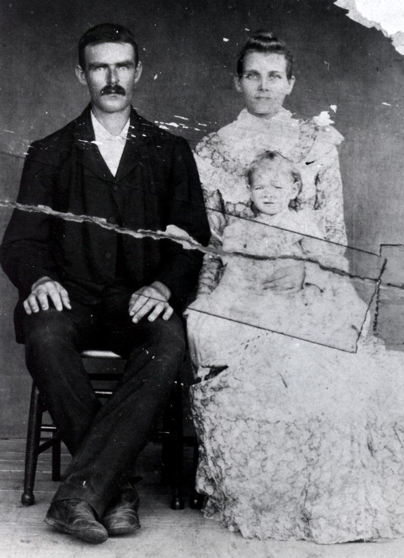 Jacob J. 'Jake' and Mary 'Ada' Rainer Simpson, Dawson County, Texas