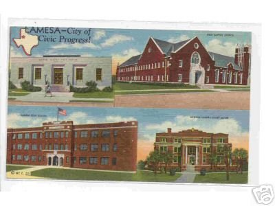 Lamesa Postcard, Dawson County, Texas