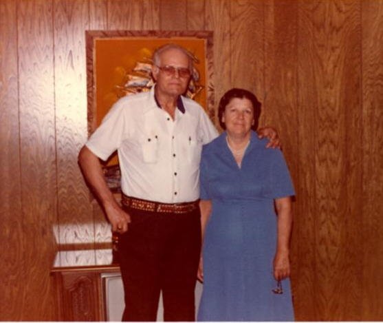 Adrian Simpson and wife Josephine Houston, Dawson County, Texas