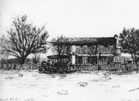 Uzell Hotel, Edwards County, Texas