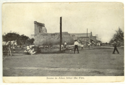 After_A_Fire_1919, Jim Wells County, Texas (44738 bytes)