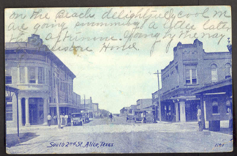 Alice_S_2nd_St_1919, Jim Wells County, Texas (65454 bytes)
