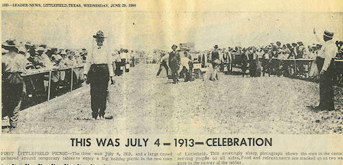 Littlefield, 1913, Lamb County, TX