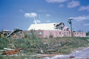 Hurrican Celia damage, 1970, Nueces County, Texas