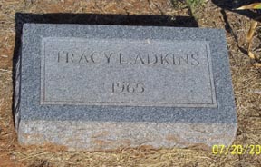 Adkins, Tracy, Taylor County, TXGenWeb