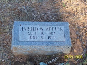Applen, Harold, Taylor County, TXGenWeb