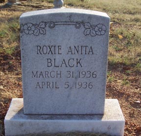 Black, Roxie, Taylor County, TXGenWeb