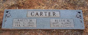 Carter, Bailey, Taylor County, TXGenWeb