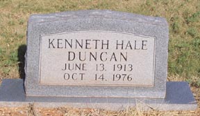 Duncan, Kenneth, Taylor County, TXGenWeb