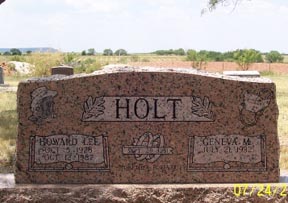 Holt, Howard, Taylor County, TXGenWeb