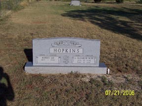 Hopkins, Robert and Elizabeth, Taylor County, TXGenWeb