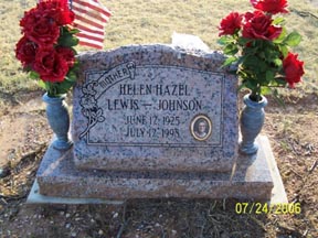 Lewis-Johnson, Helen, Taylor County, TXGenWeb