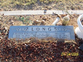 Long, Chester and Imogene, Taylor County, TXGenWeb