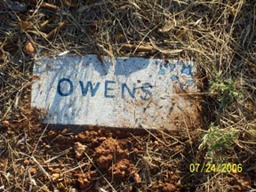 Owens, Unknown, Taylor County, TXGenWeb