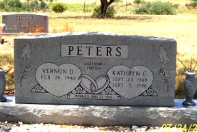 Peters, Vernon and Kathryn, Taylor County, TXGenWeb