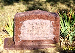 Rippy, Autha , Taylor County, TXGenWeb