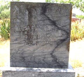 Rogers, J. Edgar, Taylor County, TXGenWeb