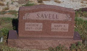 Savell, Andrew and Mary, Taylor County, TXGenWeb