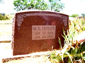 Taylor, W. E., Taylor County, TXGenWeb