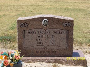Whitley, Mary, Taylor County, TXGenWeb