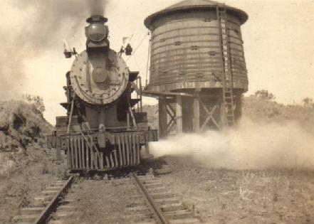 Steam engine at Abilene, TX.