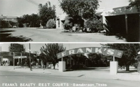 Frank's Beauty Rest Courts, Sanderson, Terrell County, Texas